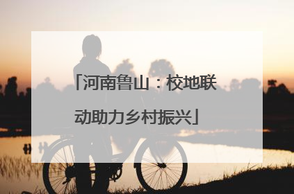 河南鲁山：校地联动助力乡村振兴