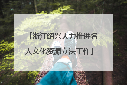 浙江绍兴大力推进名人文化资源立法工作