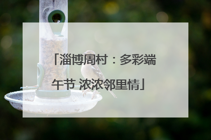 淄博周村：多彩端午节 浓浓邻里情