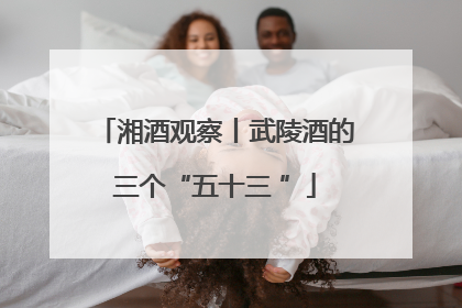 湘酒观察丨武陵酒的三个“五十三 ”