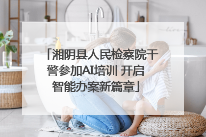 湘阴县人民检察院干警参加AI培训 开启智能办案新篇章