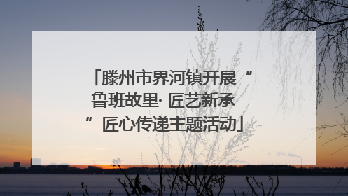 滕州市界河镇开展“鲁班故里· 匠艺新承”匠心传递主题活动