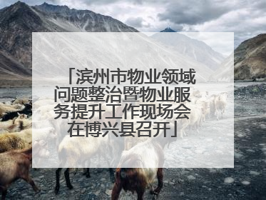 滨州市物业领域问题整治暨物业服务提升工作现场会在博兴县召开