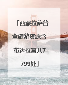 西藏拉萨普查旅游资源含布达拉宫共7799处