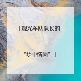 观光车队队长的“梦中情岗”