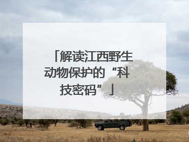解读江西野生动物保护的“科技密码”