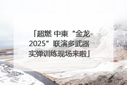 超燃 中柬“金龙-2025”联演多武器实弹训练现场来啦