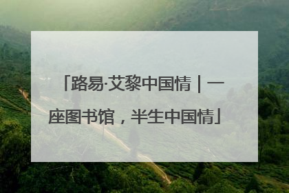 路易·艾黎中国情｜一座图书馆，半生中国情