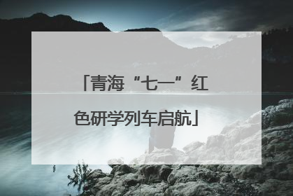 青海“七一”红色研学列车启航