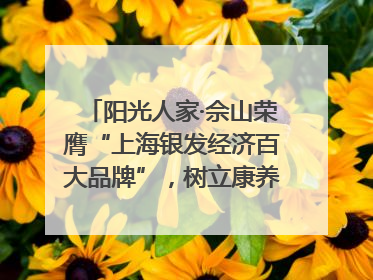 阳光人家·佘山荣膺“上海银发经济百大品牌”，树立康养行业新标杆