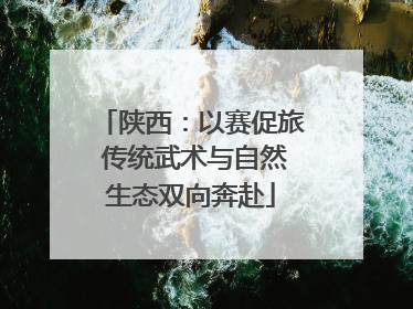陕西：以赛促旅 传统武术与自然生态双向奔赴