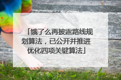 饿了么再披露路线规划算法，已公开并推进优化四项关键算法