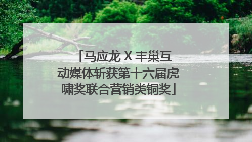 马应龙 X 丰巢互动媒体斩获第十六届虎啸奖联合营销类铜奖