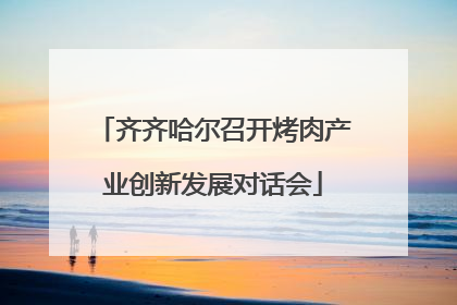 齐齐哈尔召开烤肉产业创新发展对话会