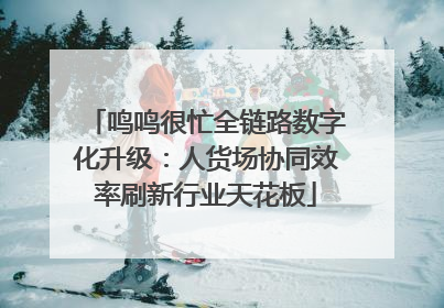 鸣鸣很忙全链路数字化升级：人货场协同效率刷新行业天花板