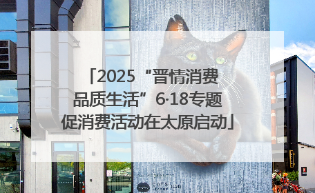 2025“晋情消费 品质生活”6·18专题促消费活动在太原启动