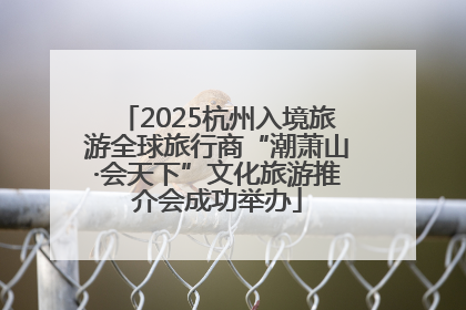 2025杭州入境旅游全球旅行商“潮萧山·会天下”文化旅游推介会成功举办