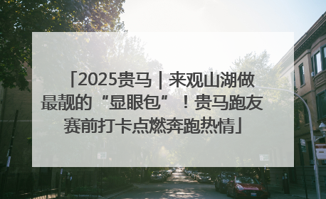 2025贵马｜来观山湖做最靓的“显眼包”！贵马跑友赛前打卡点燃奔跑热情