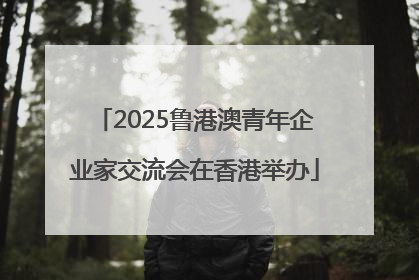 2025鲁港澳青年企业家交流会在香港举办