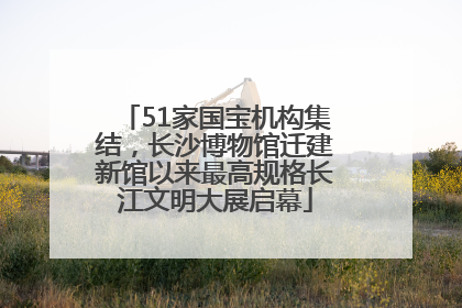 51家国宝机构集结，长沙博物馆迁建新馆以来最高规格长江文明大展启幕