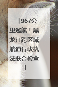 967公里巡航！黑龙江跨区域航道行政执法联合检查