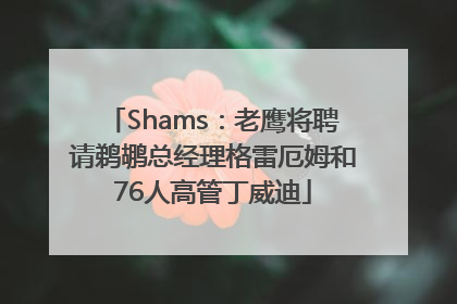 Shams：老鹰将聘请鹈鹕总经理格雷厄姆和76人高管丁威迪